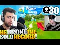 My brother BROKE the Solo Elim Record in Arena! - Fortnite Battle Royale