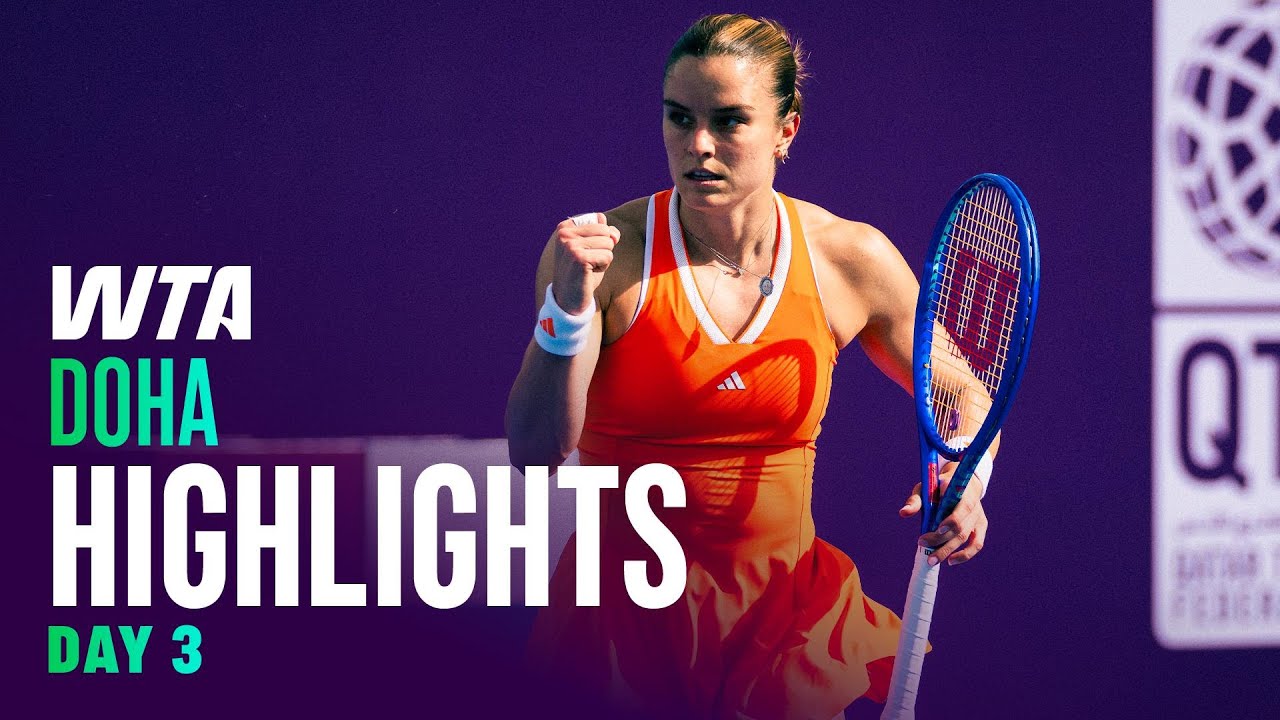 Day 3 brought the heat in Doha featuring Swiatek, Rybakina, and more! | WTA Match Highlights