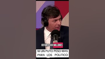 Ningún puto peso más a los políticos. Parisi on Fire!