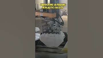 Unpacking &Feeding! 😊 #depalletizing #automation #palletizer 😎#stacking#robot#manufacturer #plastic