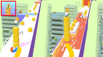 Cube Surfer Gameplay Level 3-4 | All Levels Gameplay Walkthrough | Android & ios Gaming | DestroyerH