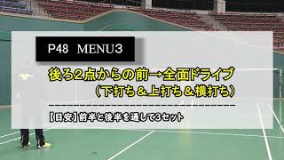 【バドマガ連載】最終回！　舛田コーチの魁!! ノック塾　テーマは”シングルスを極めるノック６選”‼