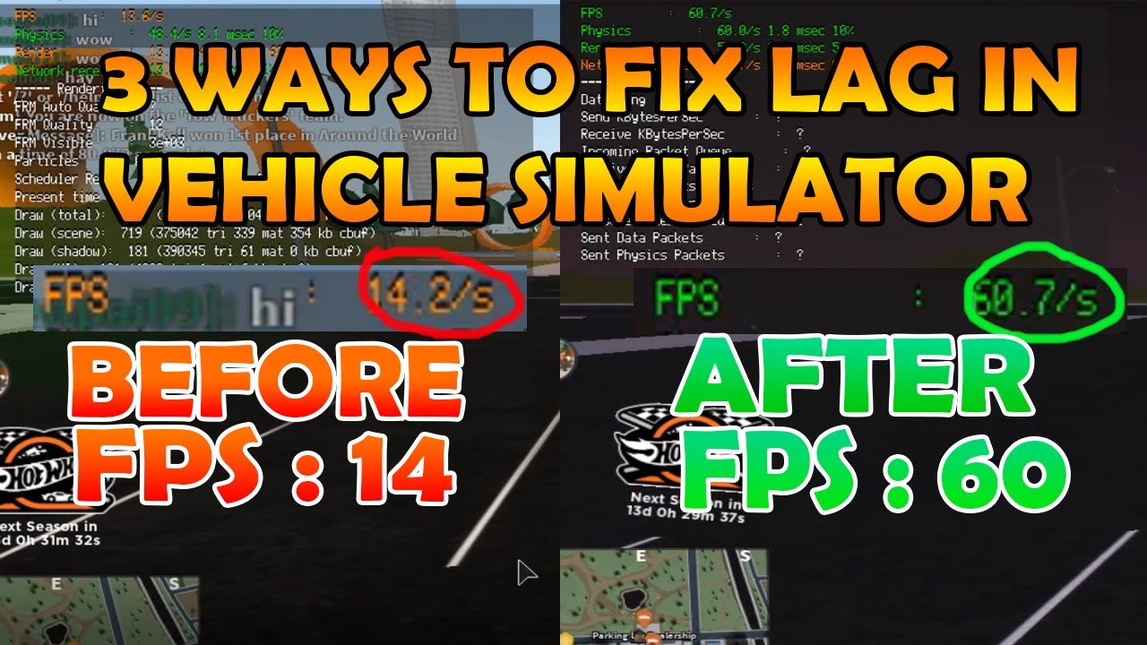 How To Fix Lag In Every Roblox Game And Vehicle Simulator In 3 Easy Steps Gamerfuze - roblox how to fix game engine lag