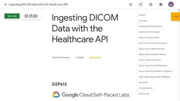 Ingesting DICOM Data with the Healthcare API GSP615