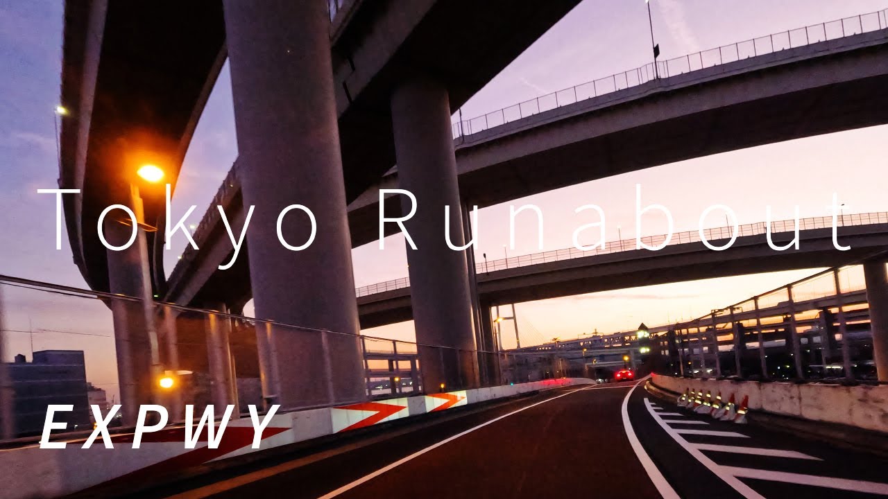 Tokyo Runabout 4K-5MT  Tokyo Expressway  Tengenji-Daikoku PA  Sunset Drive  November 2025
