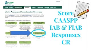 CAASPP How to Score Constructed Responses