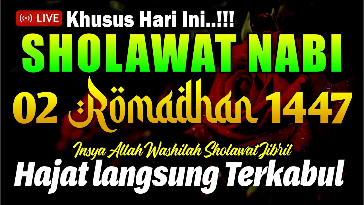 SOLAWAT NABI PENARIK REZEKI PALING DAHSYAT, Sholawat Nabi Muhammad, SHOLAWAT JIBRIL PALING MERDU
