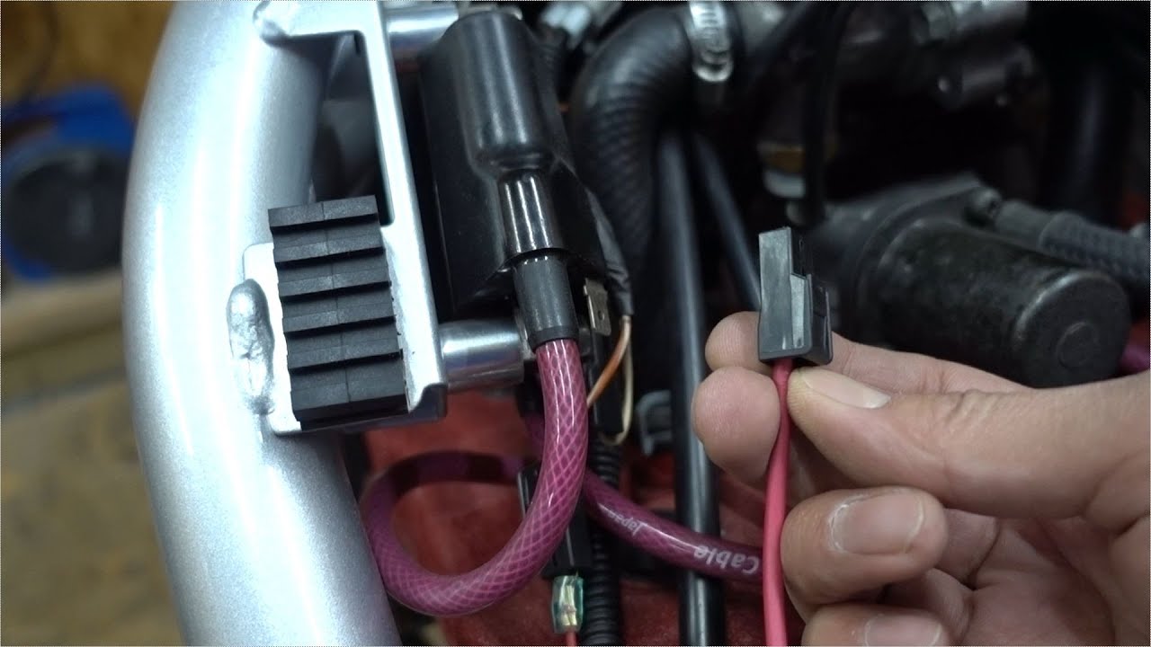 イグニッションコイル配線の改良 Bandit250 Gj77a Youtube