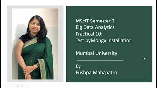 18 Pract 10 Test pyMongo Prog 3 InsertOne, Prog 4 InsertMany #bigdata #bigdataanalytics #analytics