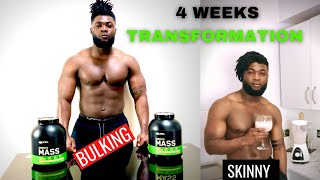 HOW TO BULK ONLY FOR 4 WEEKS | SERIOUS MASS WEIGHT GAINER HONEST REVIEW 2021 | NO STEROIDS | BULKING