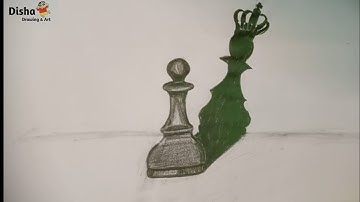 How To Draw Pawn (Chess Pieces) Step By Step /Pencil Sketch Drawing/Pawn Drawing