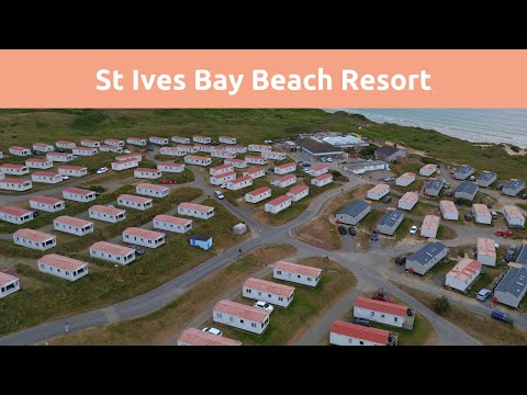 St Ives Bay Beach Resort, England - Drone Flight