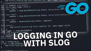 Structured logging in Go with Slog! Golang LOGGING like a 10x ENGINEER