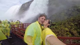 Wow! Watch Couple Elope Under Niagara Falls With GoProWearing Reverend