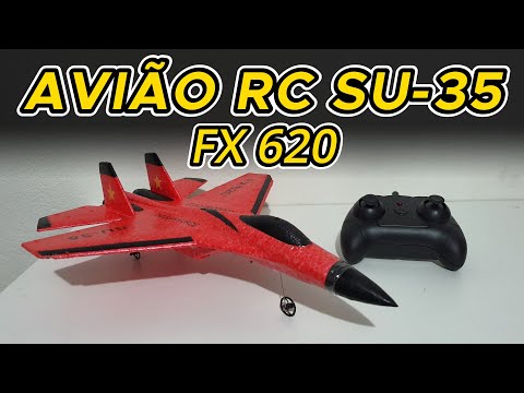 Super Caça FX-620 SU-35 Avião de Controle Remoto