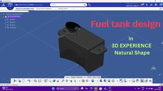 How to Design a Fuel Tank in 3DEXPERIENCE Natural Shape | Step-by-Step Guide #design #engineering