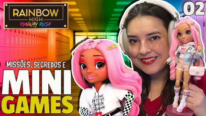 MINHAS BONECAS VIRARAM JOGO! Rainbow High RunWay Rush - PC GAME #01 