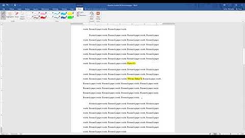 Sample MLA Research Paper Video