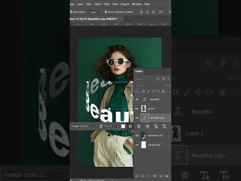 Typography & Path Blur Tool in Adobe Photoshop 🔥 | Quick Tutorial #grptrend