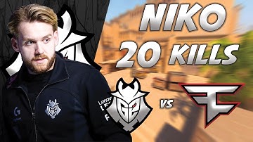 CS2 POV | NIKO (20-13) | G2 vs FAZE | BLAST | (MIRAGE) |
