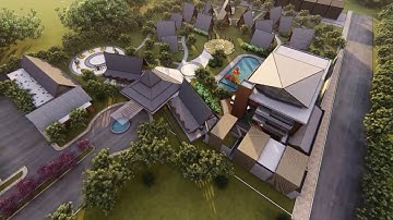 Another 3D Architectural Animation Render For Hotel & Ressort  in Indonesia