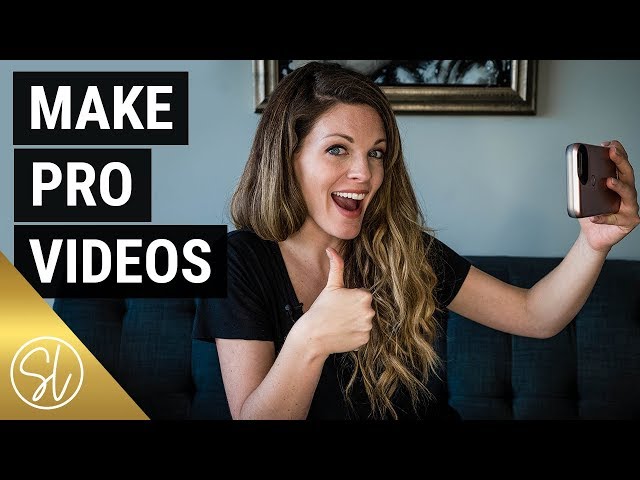 HOW TO MAKE PROFESSIONAL VIDEOS (AT HOME WITHOUT PRO GEAR!) class=
