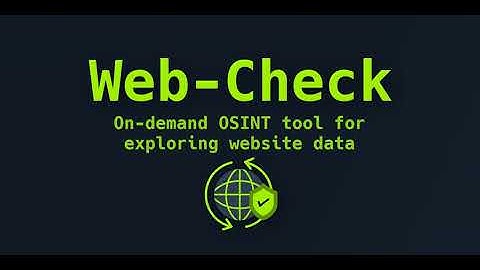 GitHub - Lissy93/web-check: 🕵️‍♂️ All-in-one OSINT tool for analysing any website