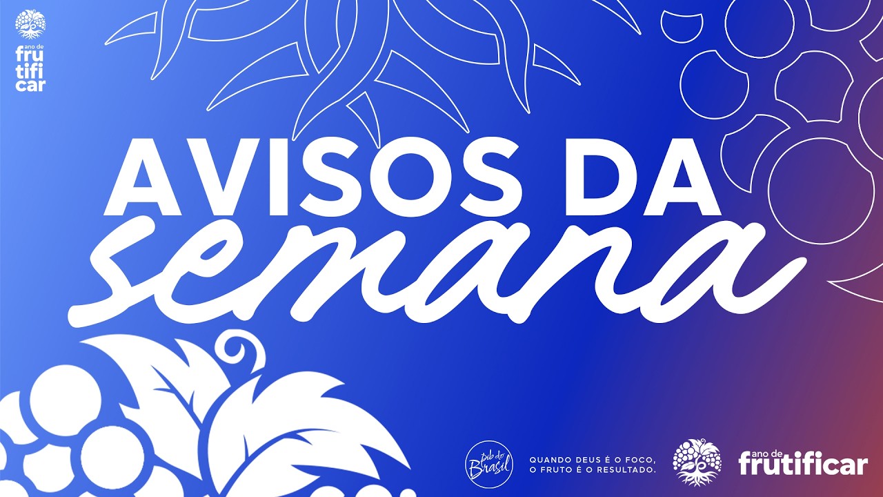 Vídeo de avisos | PIB do Brasil | 01/Ago/2026