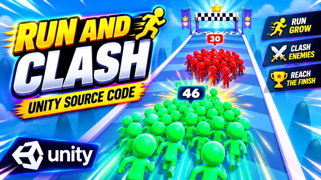 Run And Clash - Unity Source Code | Unity 3D Hyper Casual Game - YouTube