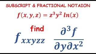 Fractional notation and subscript notation | CALC 3