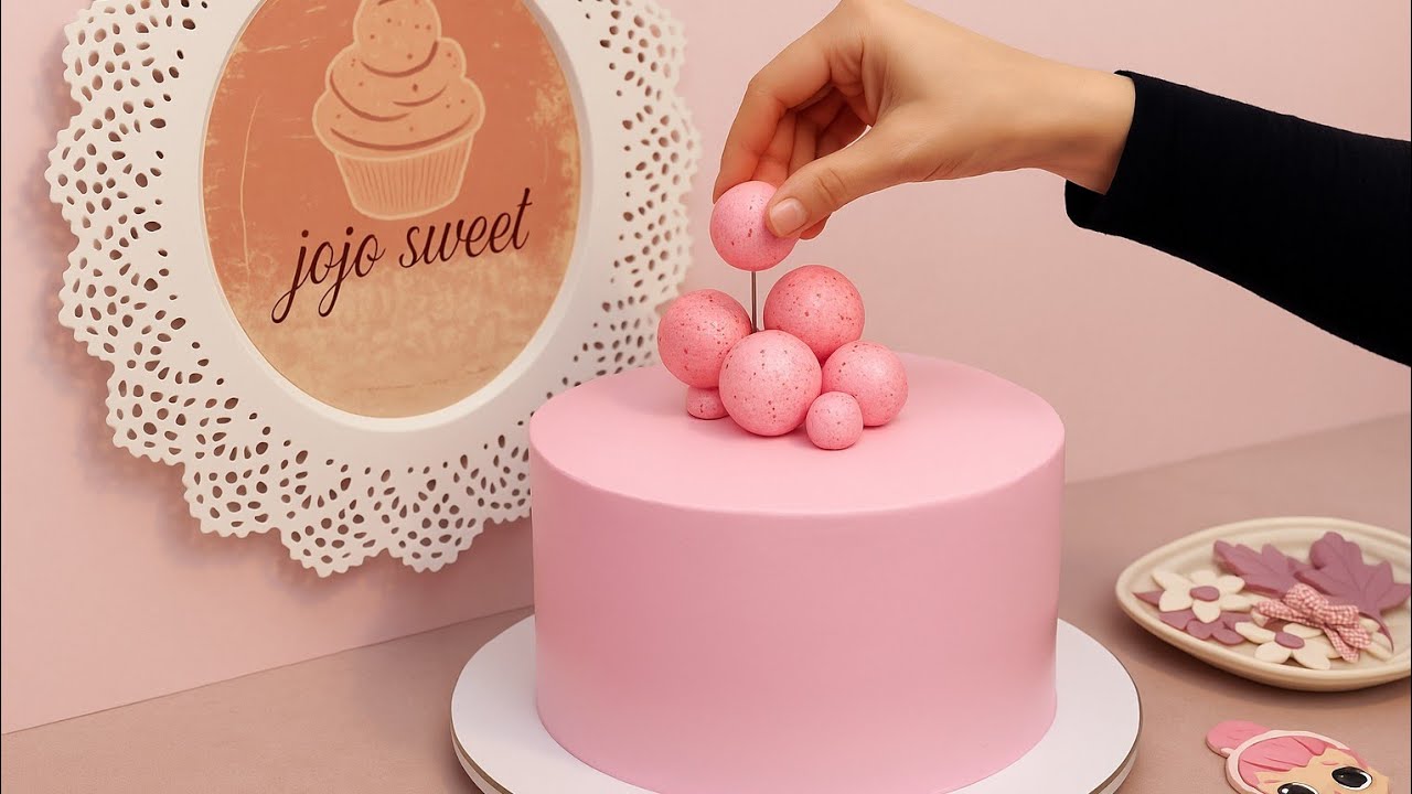 أوردر تورته بديزاين بناتي قمر اول مره اعملو 👌 ومشترايت جديده 🤗 