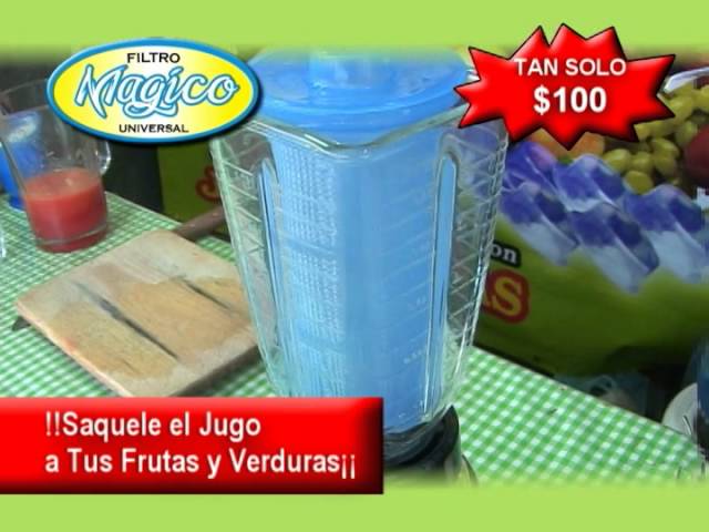 Filtro Magico Universal Extractor de Jugos para Licuadora 