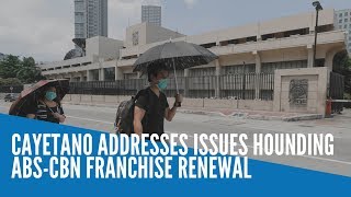 Cayetano addresses issues hounding ABS-CBN franchise renewal