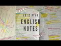 Year 12 atar english notes flip through  how to take neat effective notes