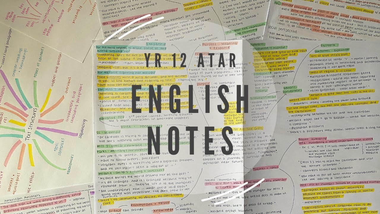 atar notes creative writing