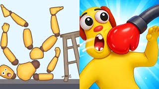 Kick &amp; Break VS Annoying Uncle Punch Game Satisfying ASMR GamePlay (Android,ios) (New Update)