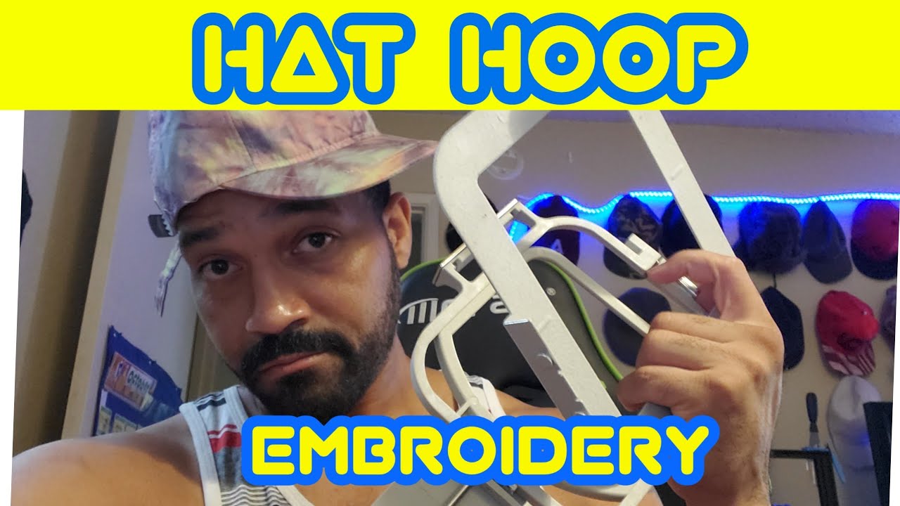 hat hoop / embroidery on hats YouTube