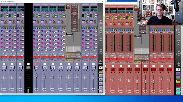 Ken Pooch Van Druten talks about his console and buss layout for Iron Maiden