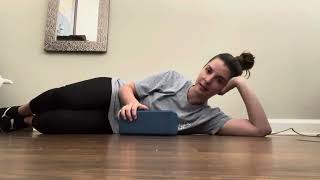 Sidelying Ball Press + Pelvic floor Contraction
