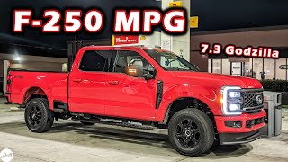 2023 Ford F-250 73 Mpg Test Highway Fuel Economy Range Crew Cab Short Box 4Wd 373