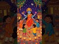 Jai Maa Kaali! 🌟 | Fun Kids Bhajan | Cartoon Song | Hindu Rhymes for Children | Veda Rhymes | #kids