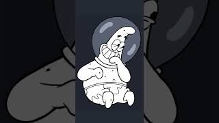 mewarnai gambar astronot patrick
