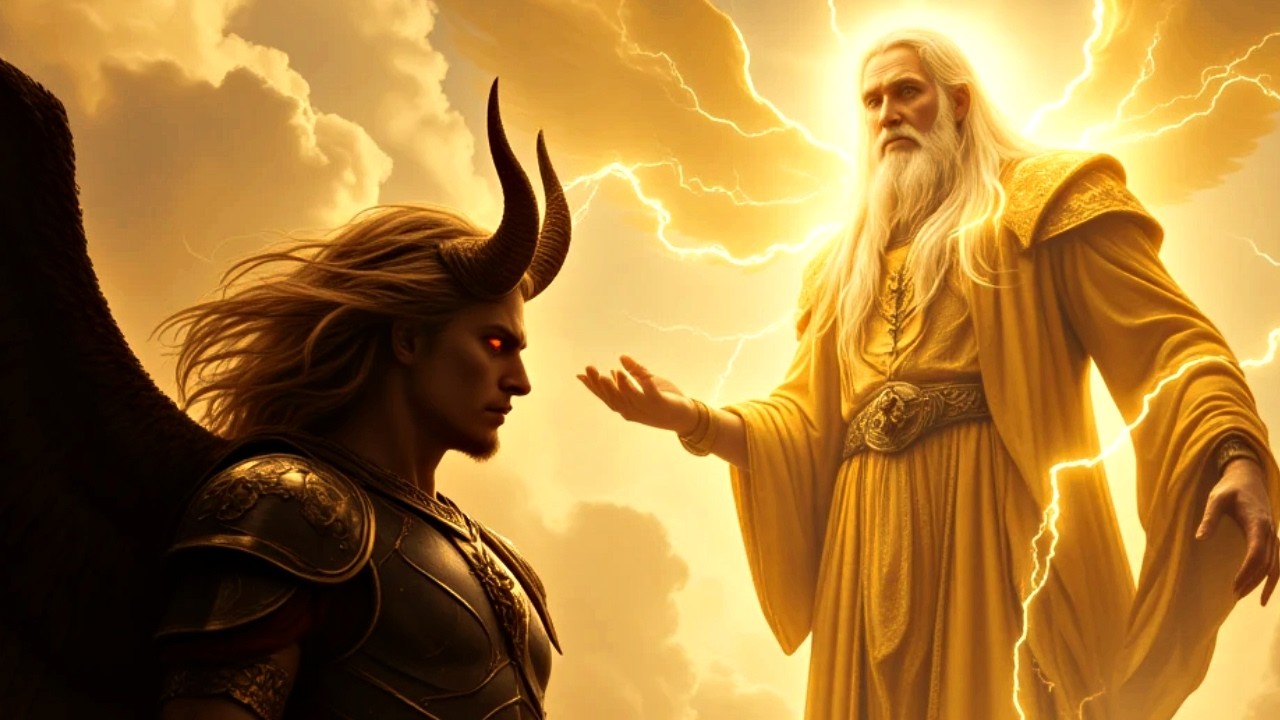 O que Deus disse a Lúcifer antes de sua queda | A conversa final entre Deus e Lúcifer