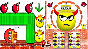 HIDE BALL Vs DRAW TO SMASH 🏀🥵😍 All Hard Max Level iOS ASMR Gameplay 😁🎮