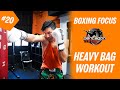 How to master your boxing for muay thai and kickboxing heavy bag workout  class 20