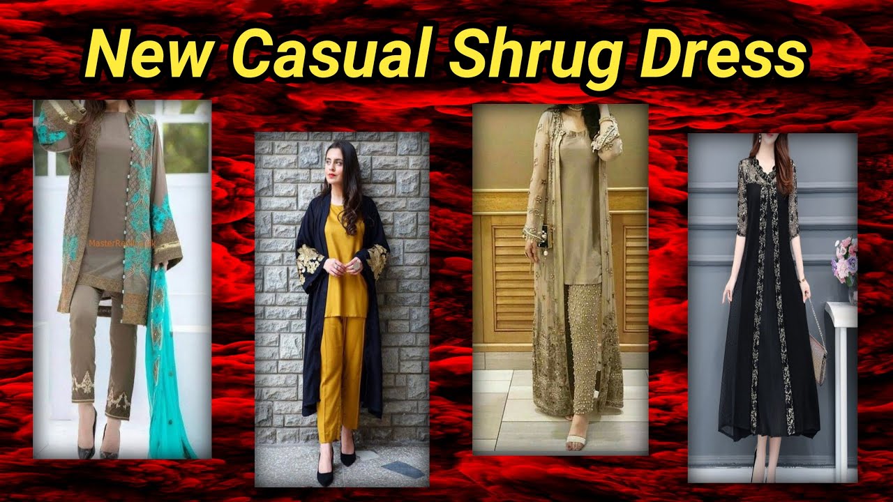 Your Choice Shahzadi Designer Shrug Stye Partywear Dress New Collection