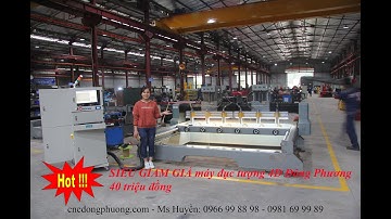 Tư vấn, giới thiệu về máy cnc 4 trục 8 đầu đục tượng Đông Phương #cncdongphuong