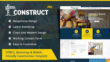Construction - HTML5/Bootstrap Template | Themeforest Website Templates and Themes