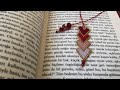 DIY Miyuki Heart Bookmark Tutorial ❤️ | Brick Stitch Technique