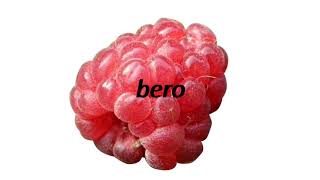 How to say berry in Esperanto
